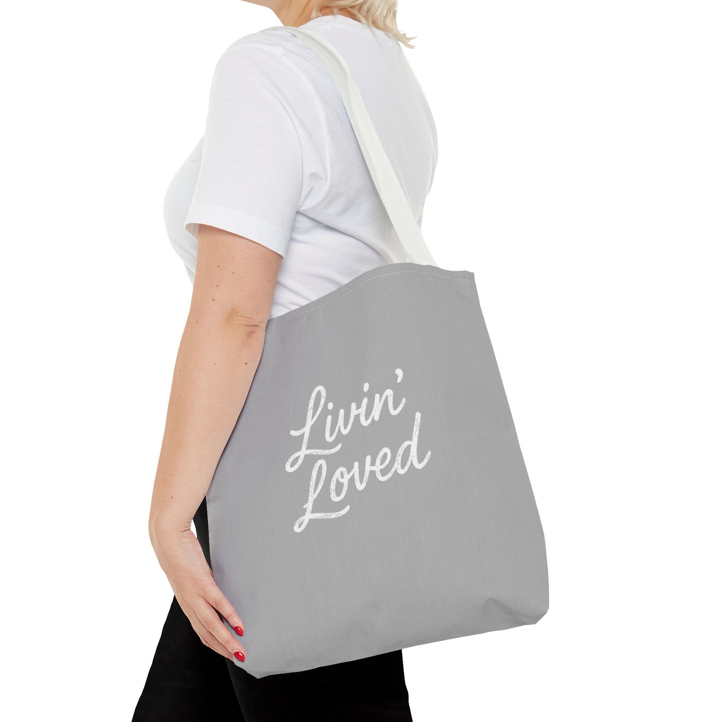 Livin' Loved Tote Bag (AOP)