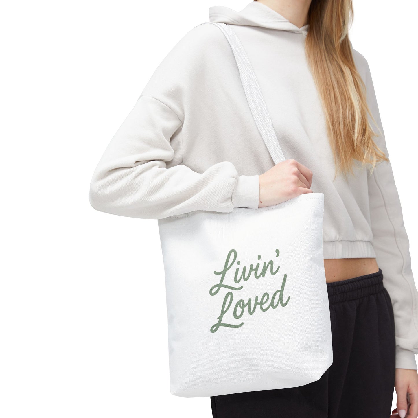Livin' Loved Tote Bag (AOP)