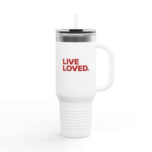 LIVE LOVED. Insulated Travel Mug, 40oz