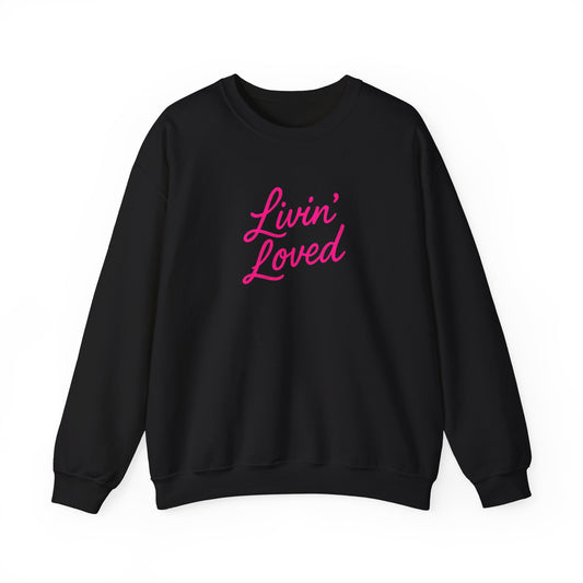 Livin' Loved Unisex Heavy Blend™ Crewneck Sweatshirt
