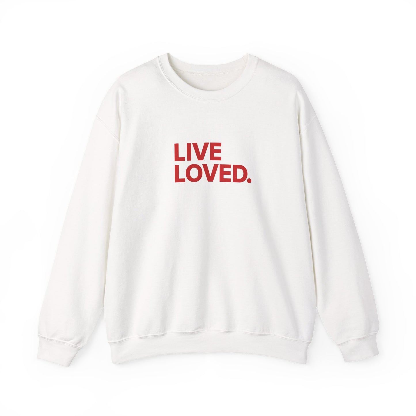 LIVE LOVED. Unisex Heavy Blend™ Crewneck Sweatshirt