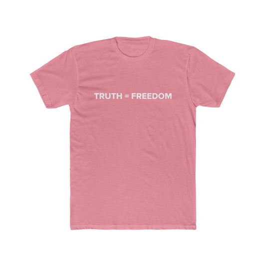 TRUTH = FREEDOM Unisex Cotton Crew Tee