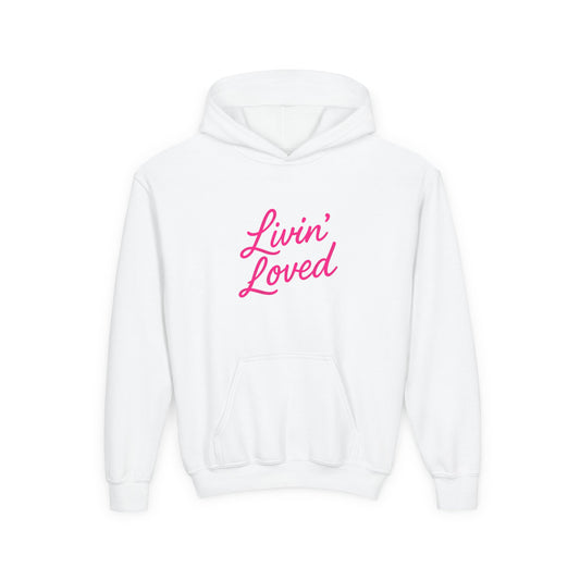 Livin' Loved Youth Heavy Blend Hooded Sweatshirt