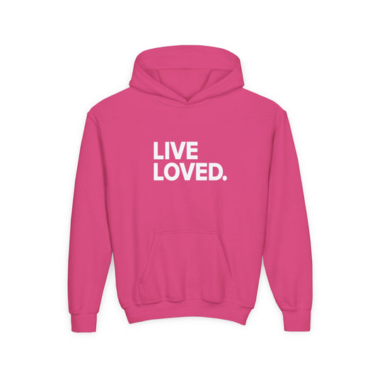 LIVE LOVED. Youth Heavy Blend Hooded Sweatshirt