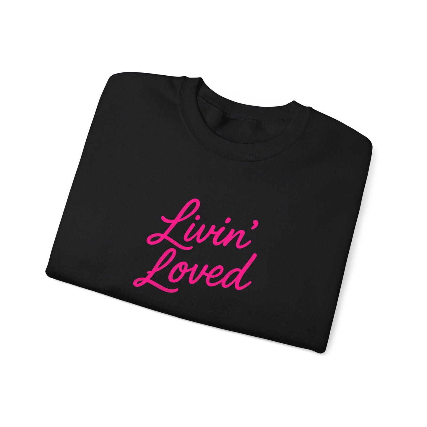 Livin' Loved Unisex Heavy Blend™ Crewneck Sweatshirt
