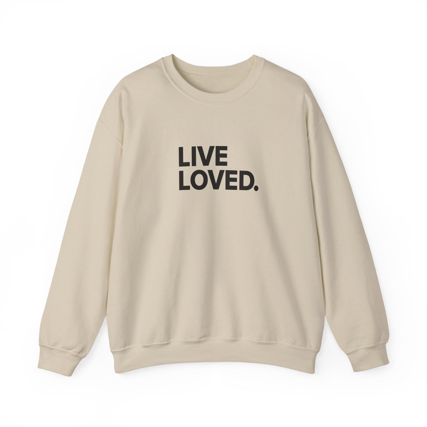 LIVE LOVED. Unisex Heavy Blend™ Crewneck Sweatshirt