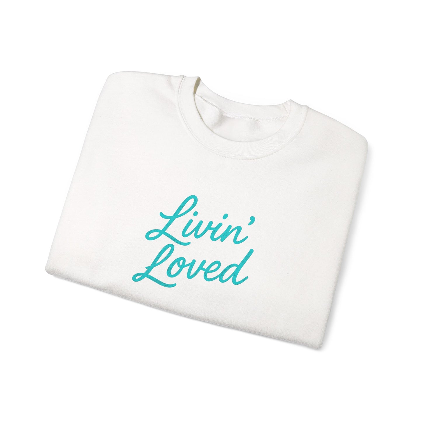 Livin' Loved Unisex Heavy Blend™ Crewneck Sweatshirt