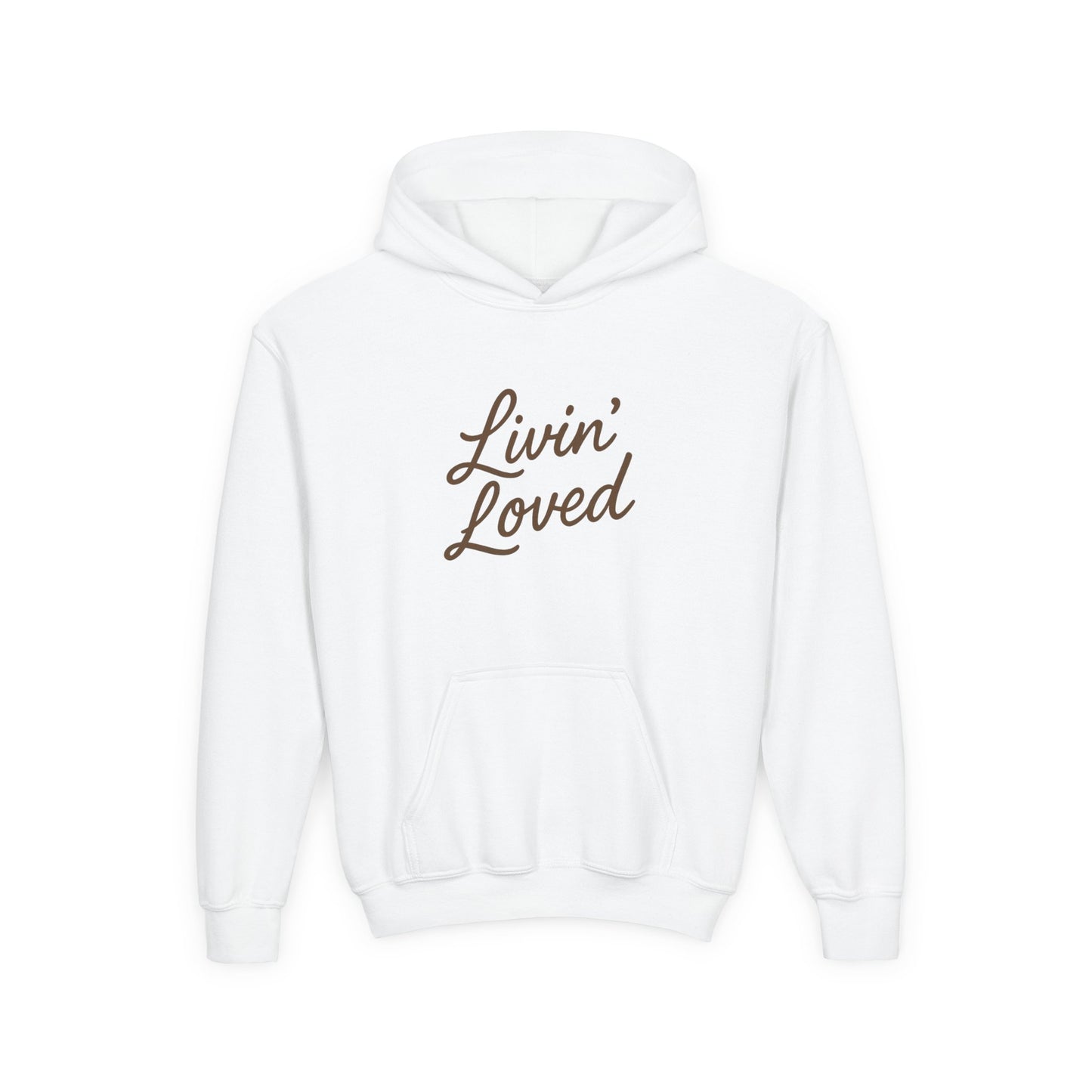 Livin' Loved Youth Heavy Blend Hooded Sweatshirt