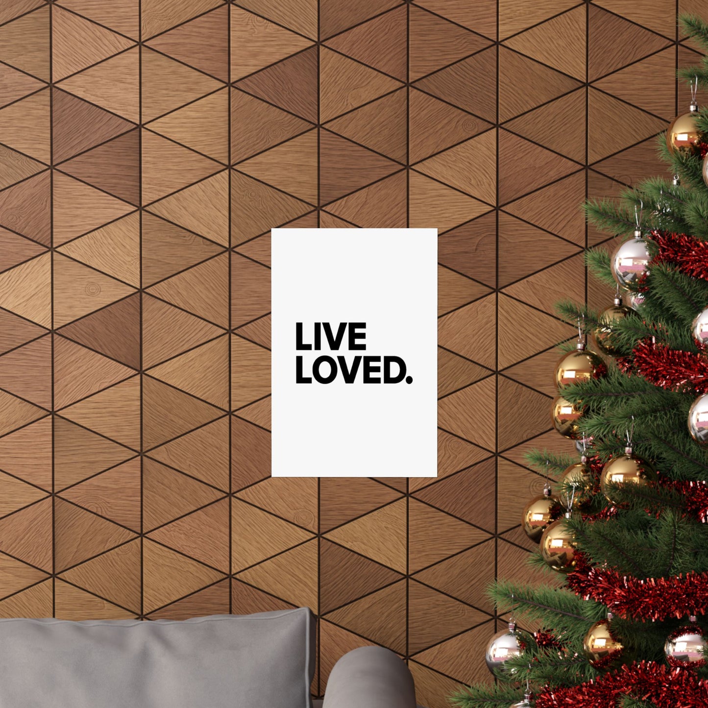 LIVE LOVED. Matte Vertical Posters