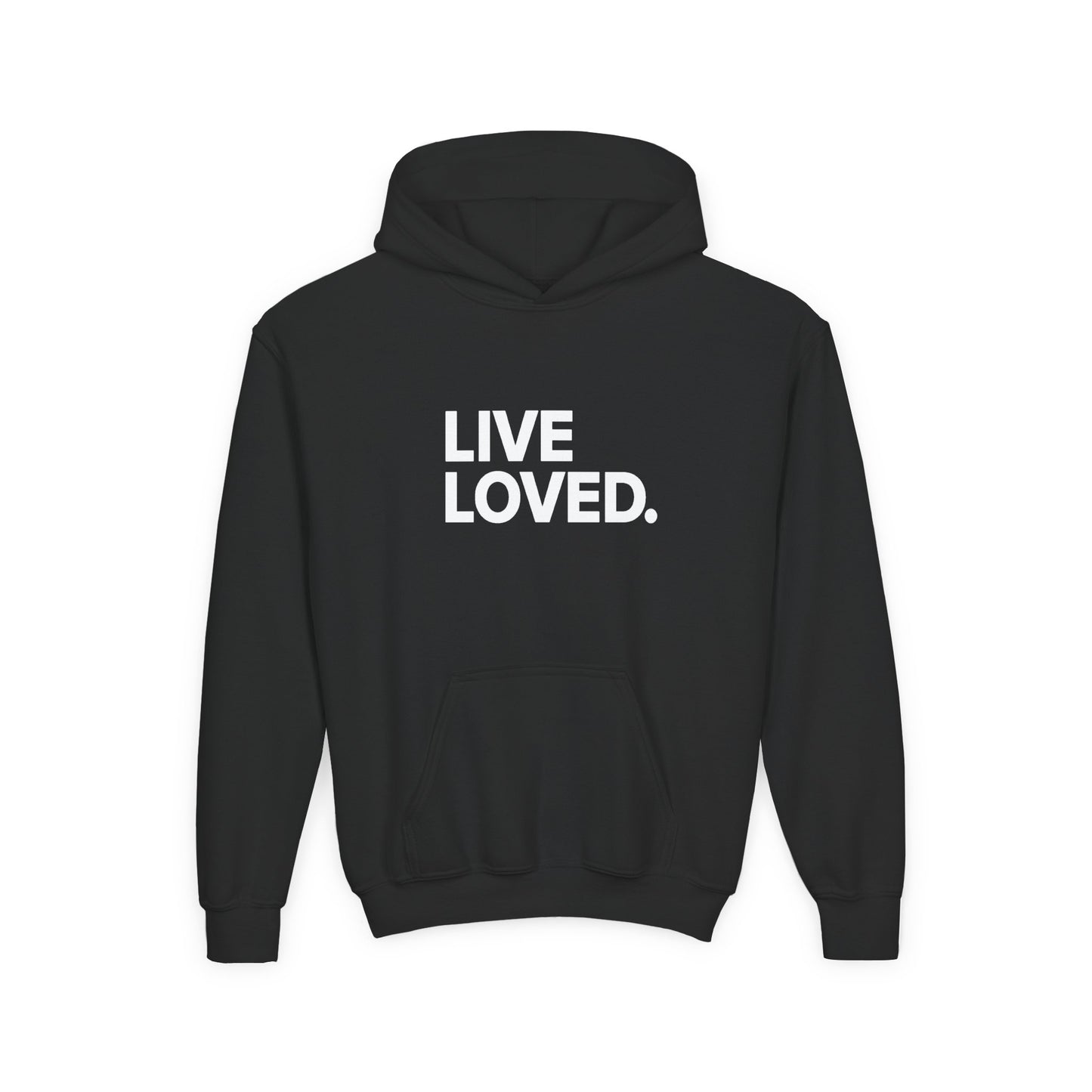 LIVE LOVED. Youth Heavy Blend Hooded Sweatshirt