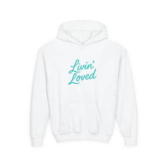 Livin' Loved Youth Heavy Blend Hooded Sweatshirt
