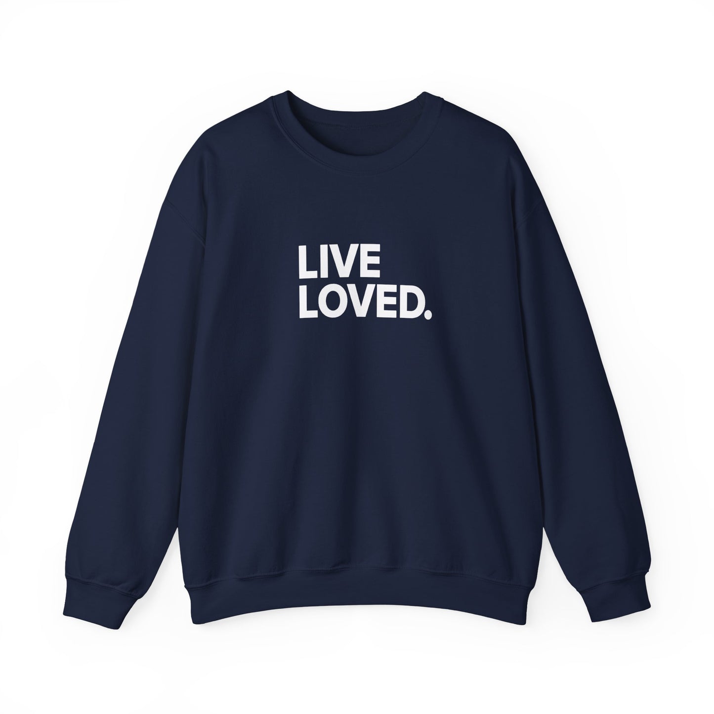 LIVE LOVED. Unisex Heavy Blend™ Crewneck Sweatshirt