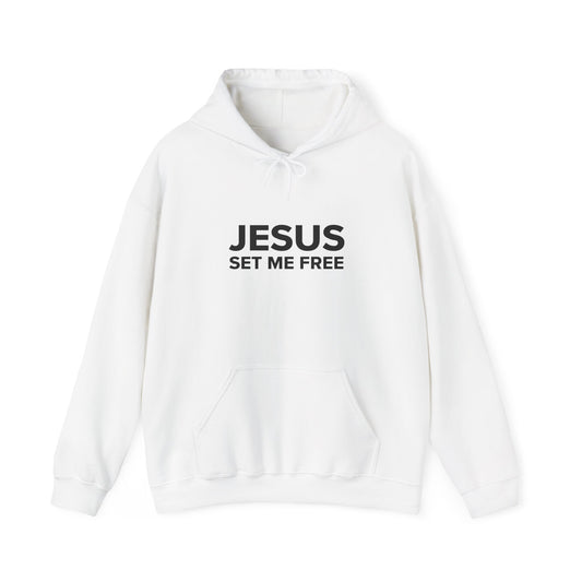 JESUS SET ME FREE Unisex Heavy Blend™ Hooded Sweatshirt