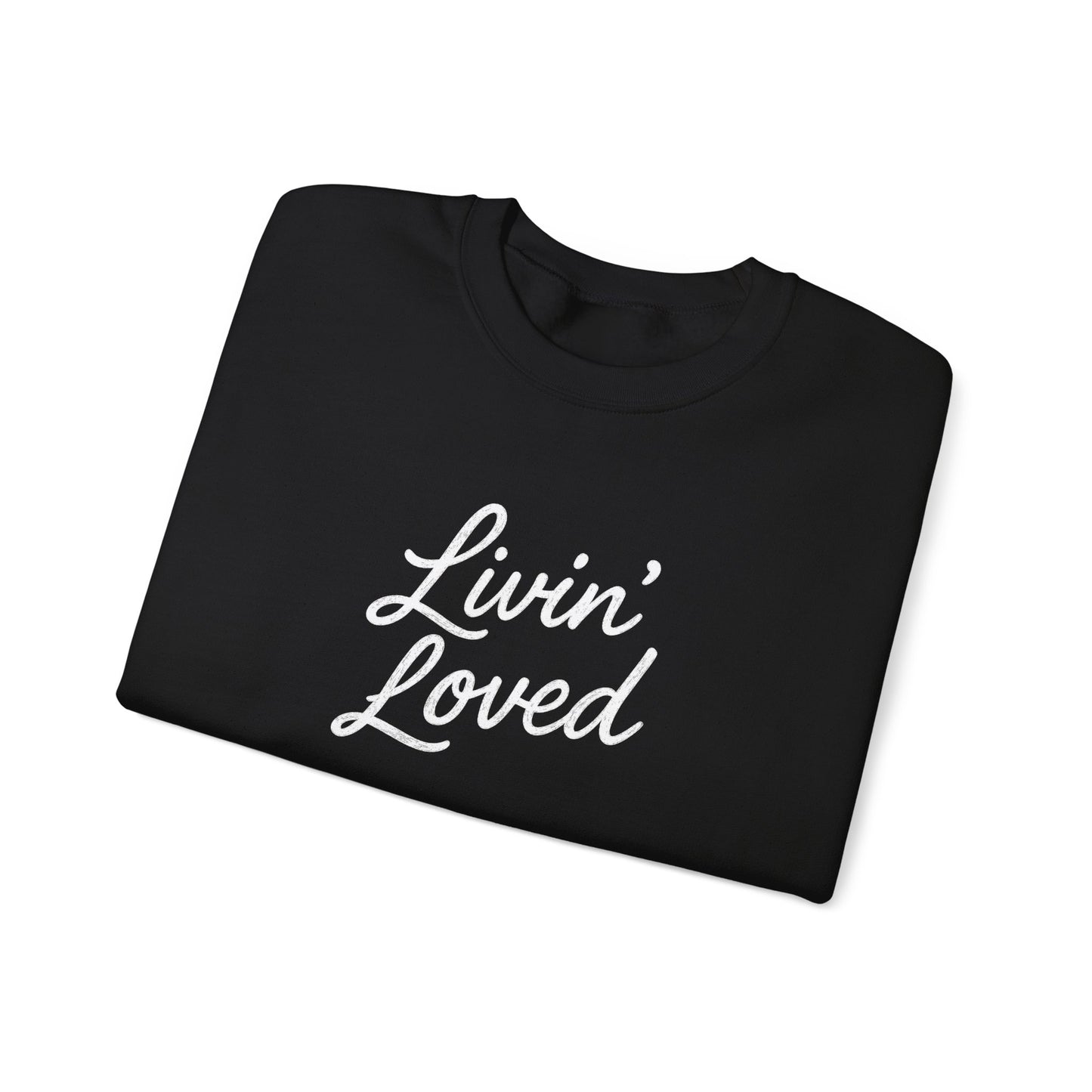 Livin' Loved Unisex Heavy Blend™ Crewneck Sweatshirt