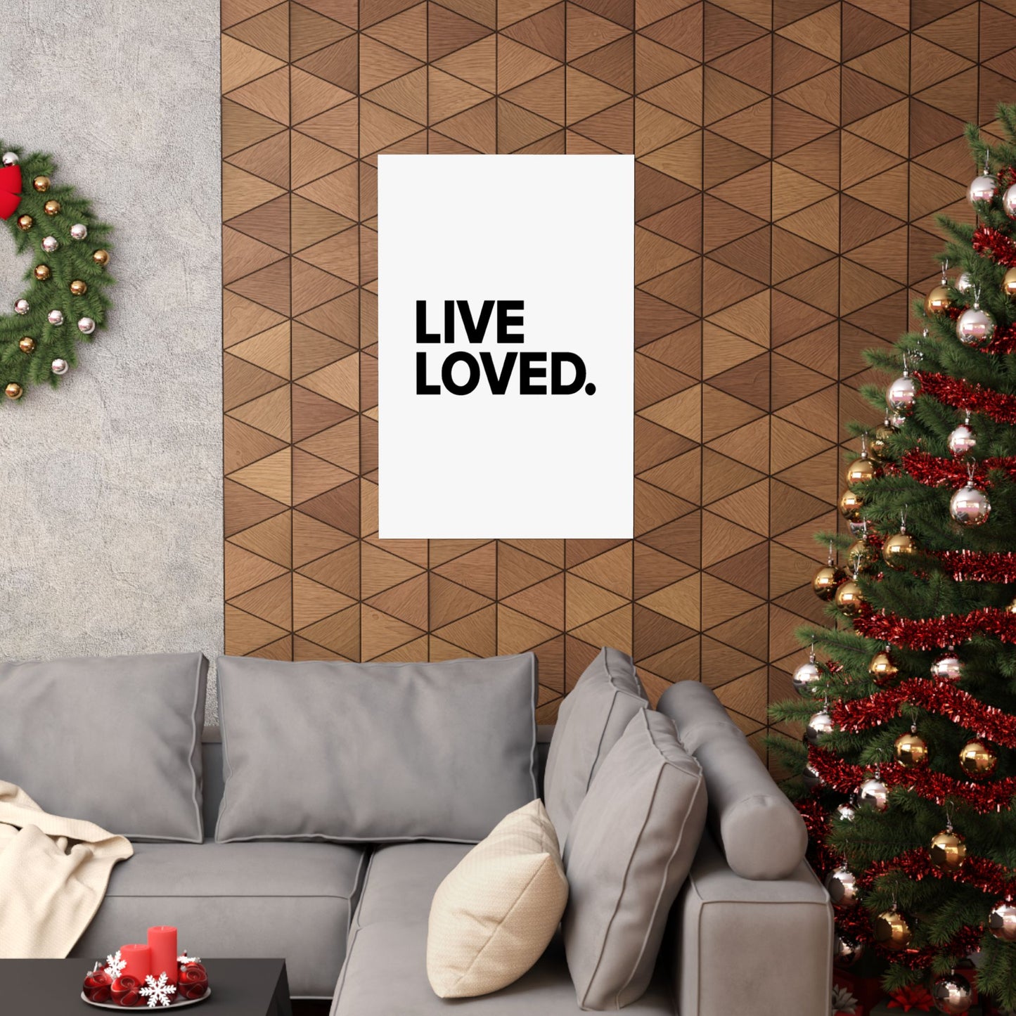 LIVE LOVED. Matte Vertical Posters