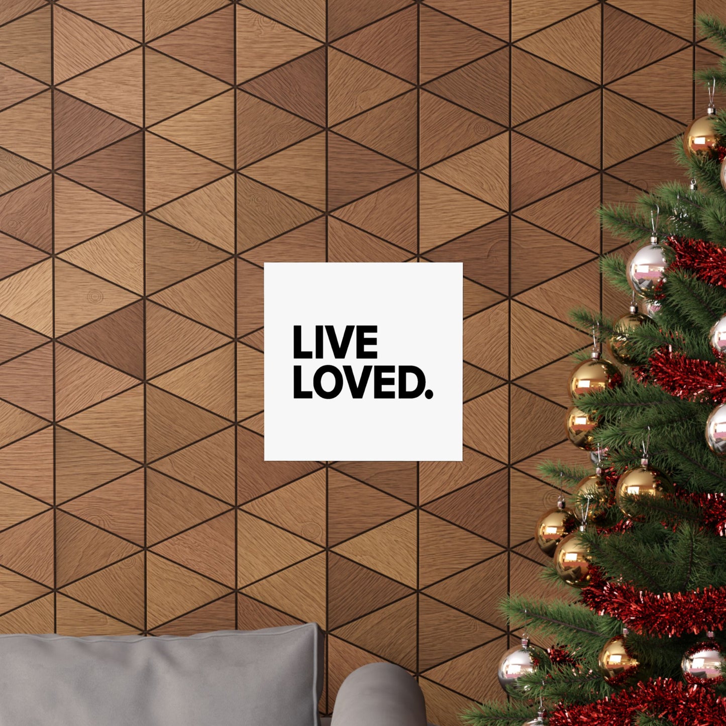 LIVE LOVED. Matte Vertical Posters