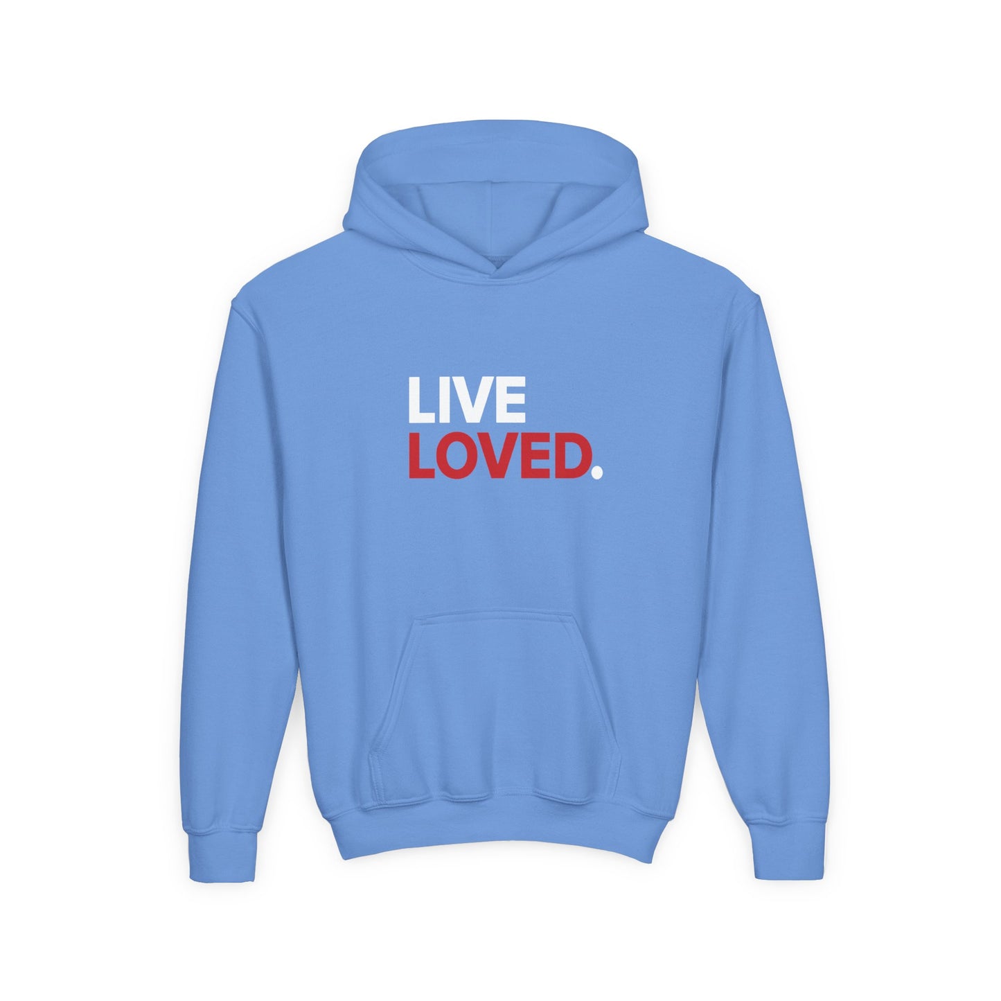 LIVE LOVED. Youth Heavy Blend Hooded Sweatshirt
