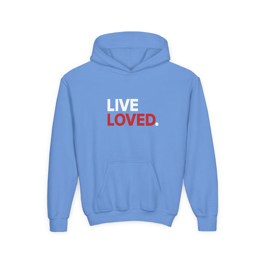LIVE LOVED. Youth Heavy Blend Hooded Sweatshirt