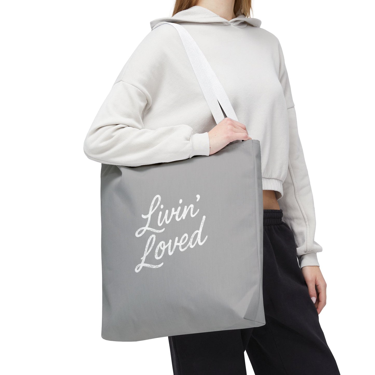 Livin' Loved Tote Bag (AOP)