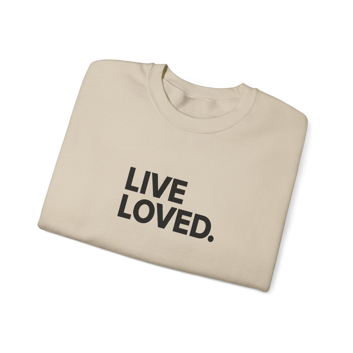 LIVE LOVED. Unisex Heavy Blend™ Crewneck Sweatshirt