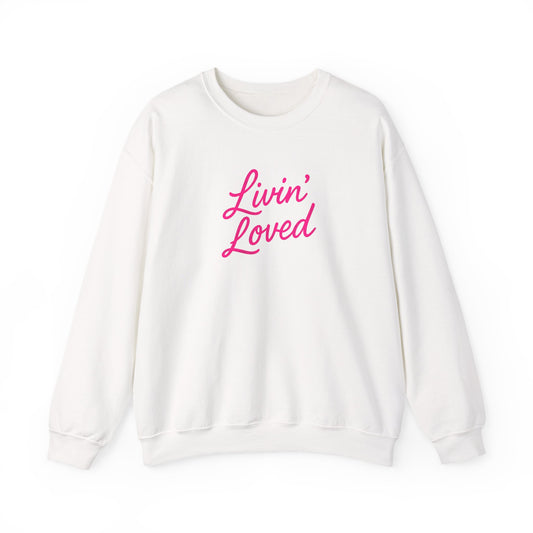 Livin' Loved Unisex Heavy Blend™ Crewneck Sweatshirt