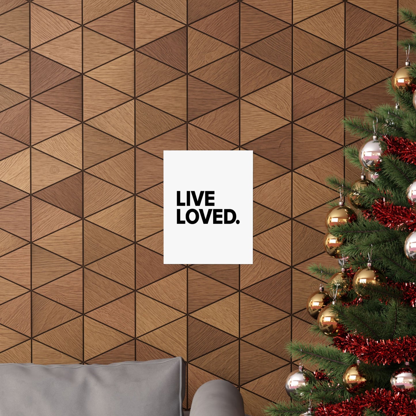 LIVE LOVED. Matte Vertical Posters