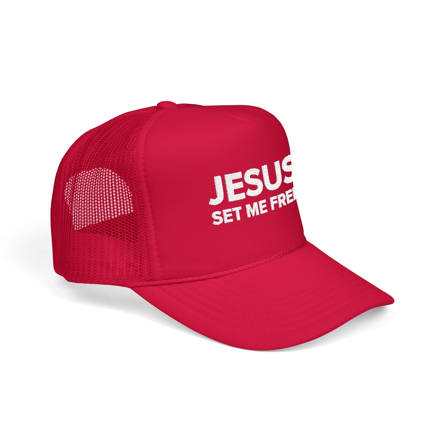 JESUS SET ME FREE Trucker Hat