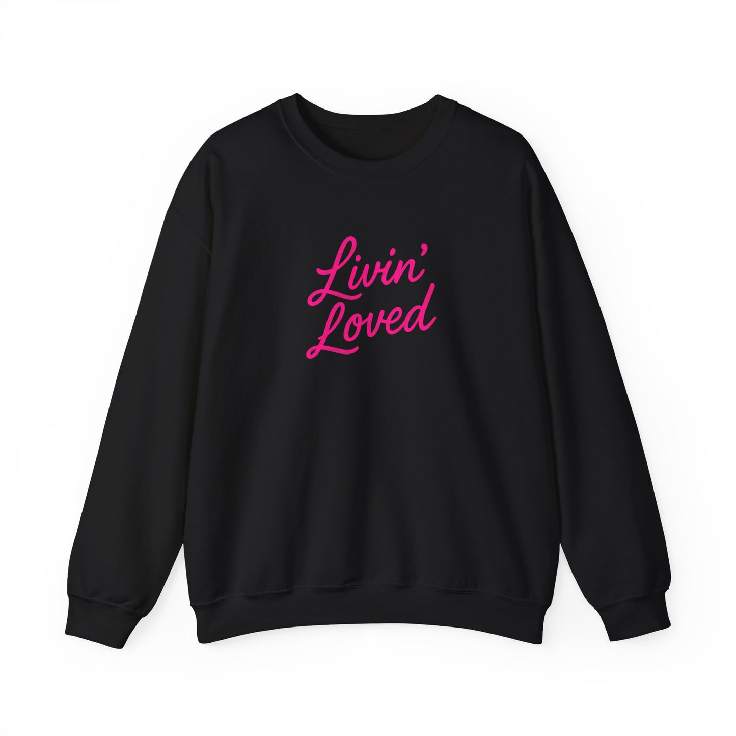 Livin' Loved Unisex Heavy Blend™ Crewneck Sweatshirt