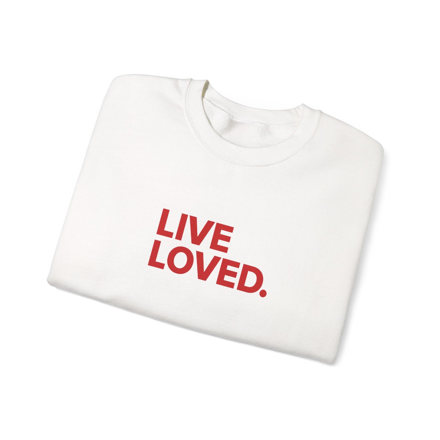 LIVE LOVED. Unisex Heavy Blend™ Crewneck Sweatshirt