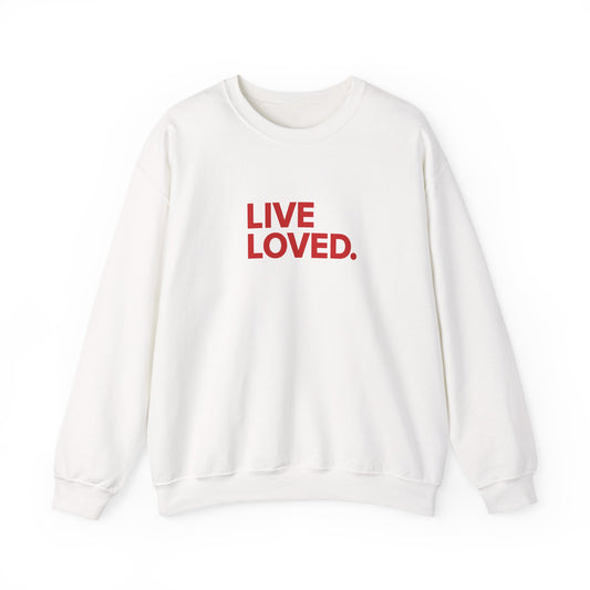 LIVE LOVED. Unisex Heavy Blend™ Crewneck Sweatshirt
