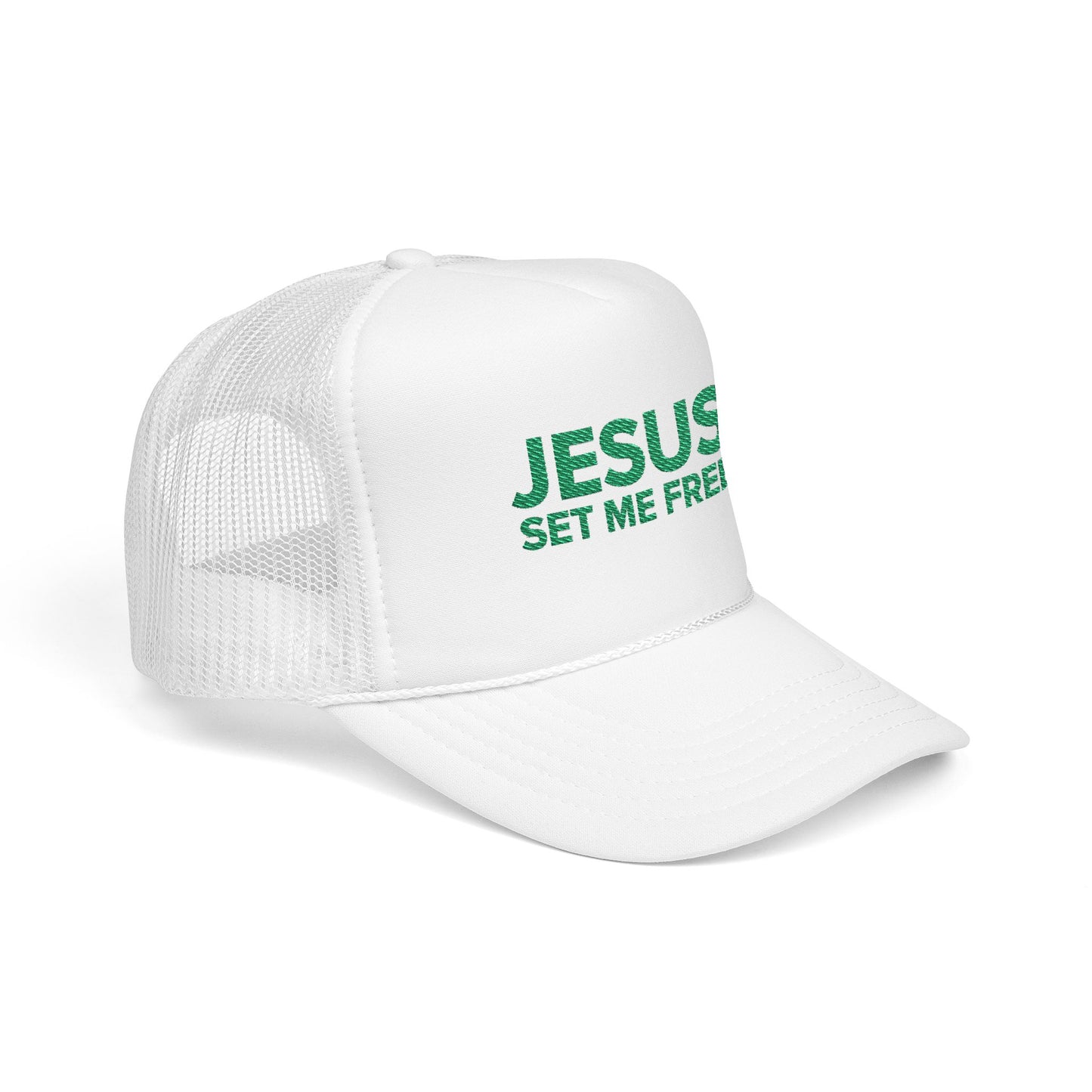 JESUS SET ME FREE Trucker Hat