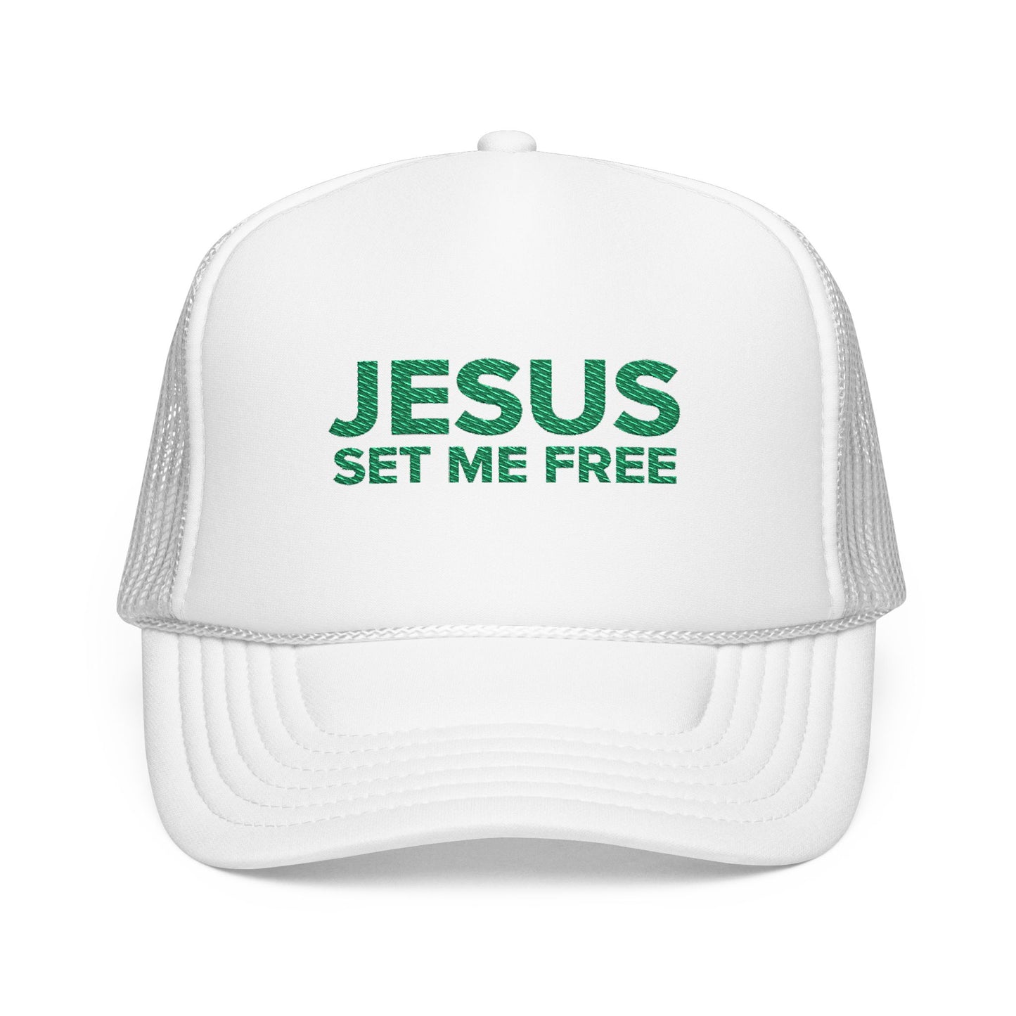 JESUS SET ME FREE Trucker Hat