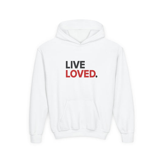 LIVE LOVED. Youth Heavy Blend Hooded Sweatshirt