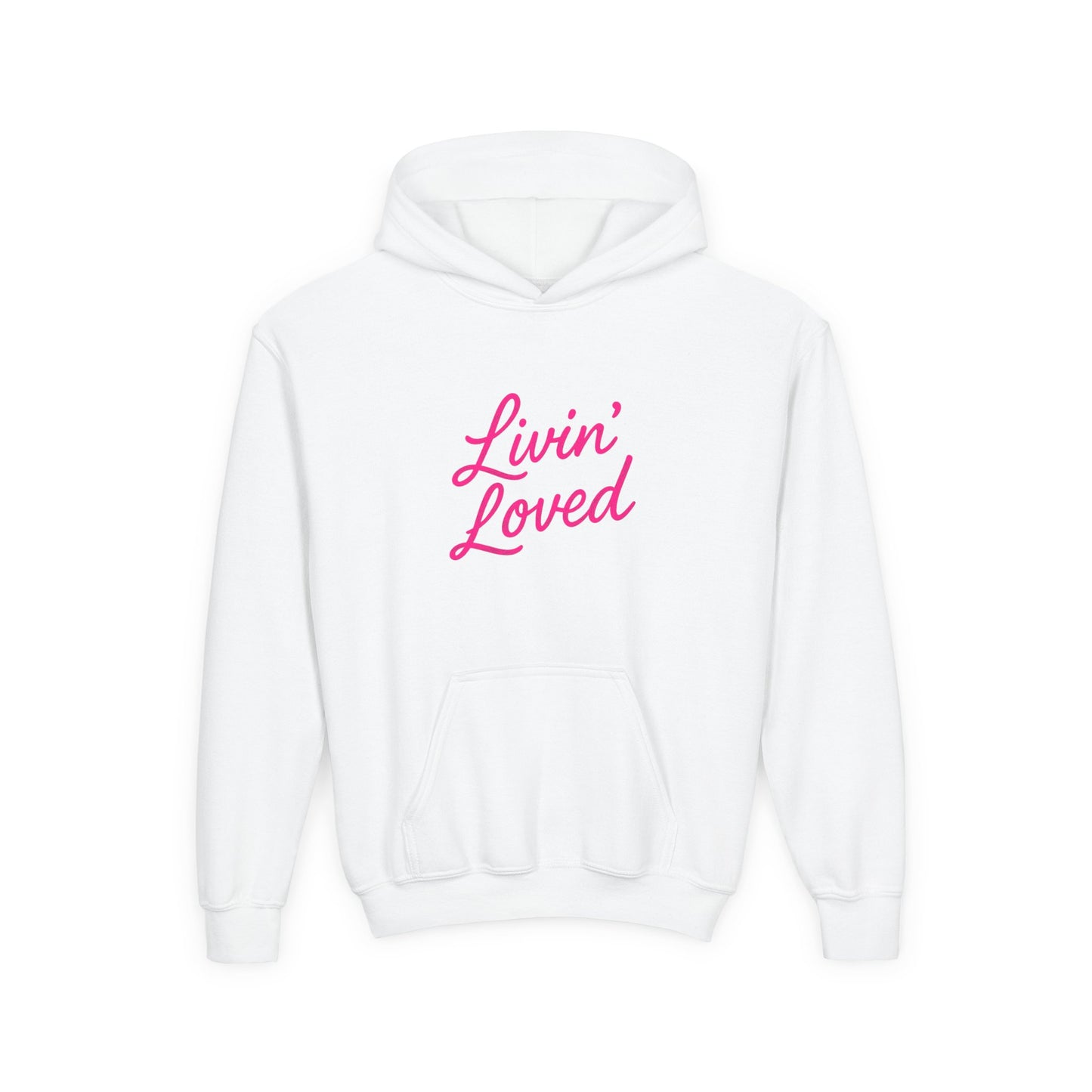 Livin' Loved Youth Heavy Blend Hooded Sweatshirt