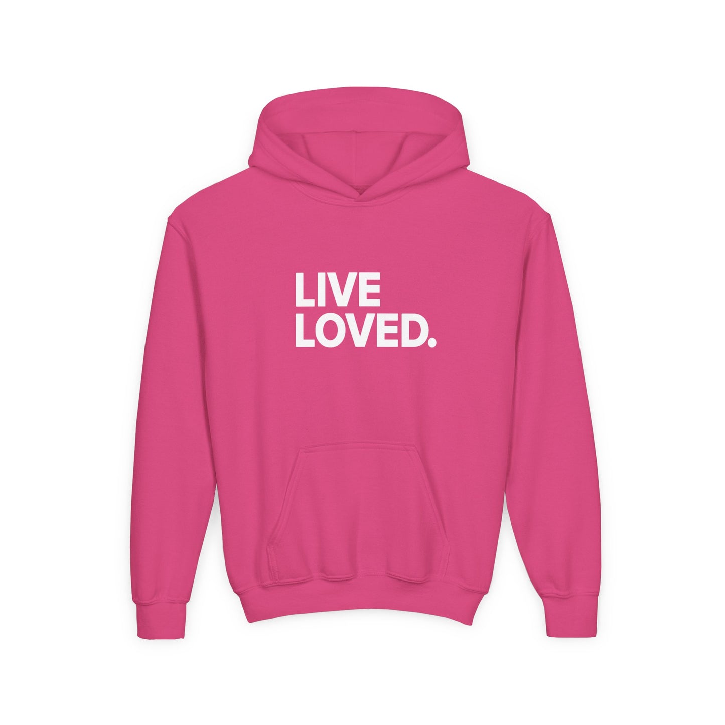 LIVE LOVED. Youth Heavy Blend Hooded Sweatshirt