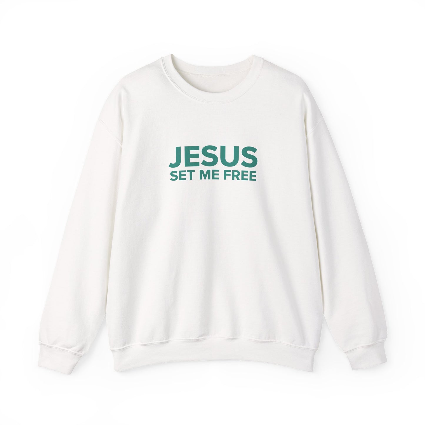 JESUS SET ME FREE Unisex Heavy Blend™ Crewneck Sweatshirt
