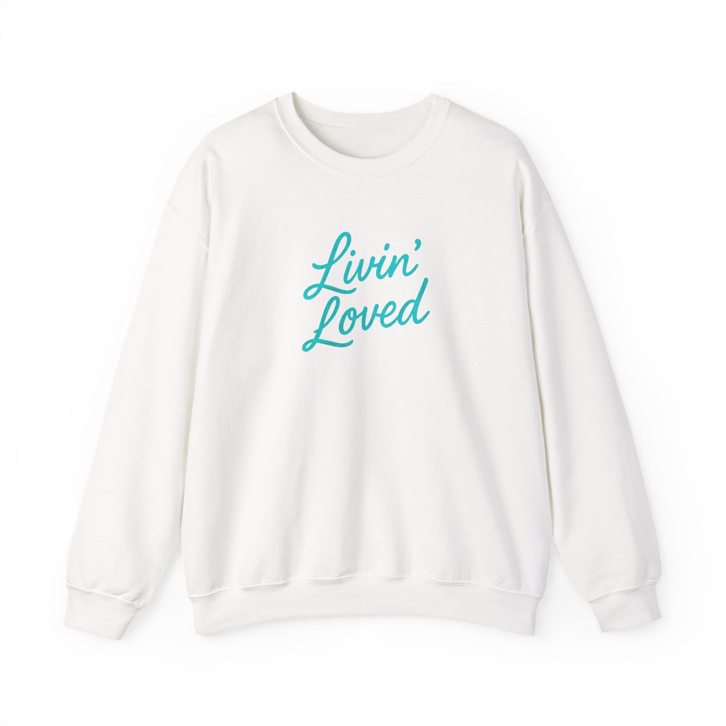 Livin' Loved Unisex Heavy Blend™ Crewneck Sweatshirt
