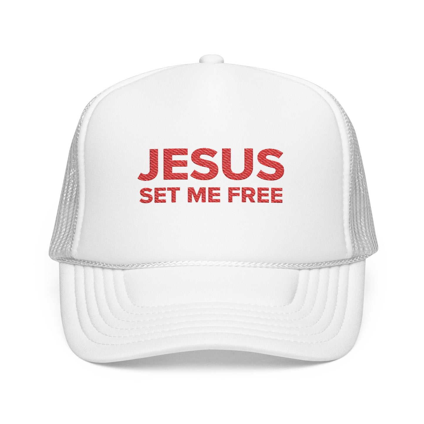 JESUS SET ME FREE Trucker Hat