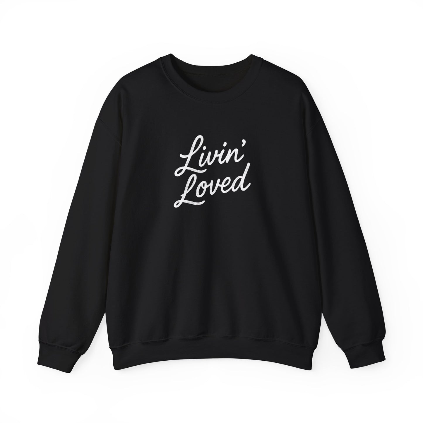 Livin' Loved Unisex Heavy Blend™ Crewneck Sweatshirt