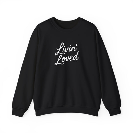 Livin' Loved Unisex Heavy Blend™ Crewneck Sweatshirt