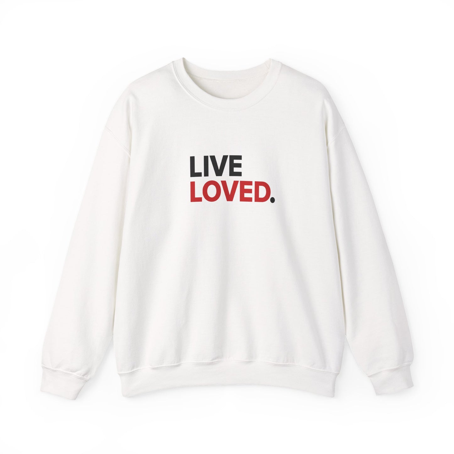 LIVE LOVED. Unisex Heavy Blend™ Crewneck Sweatshirt