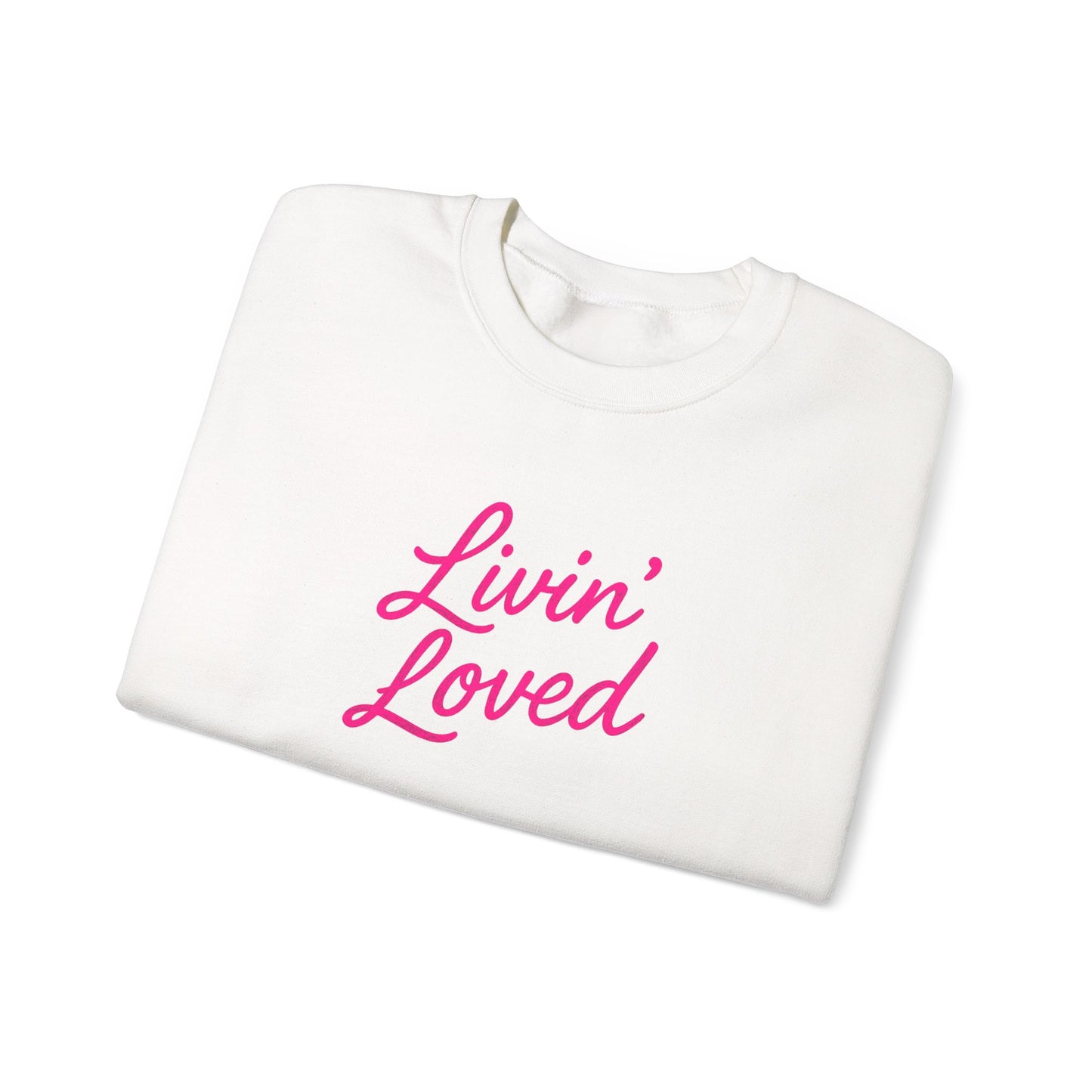 Livin' Loved Unisex Heavy Blend™ Crewneck Sweatshirt