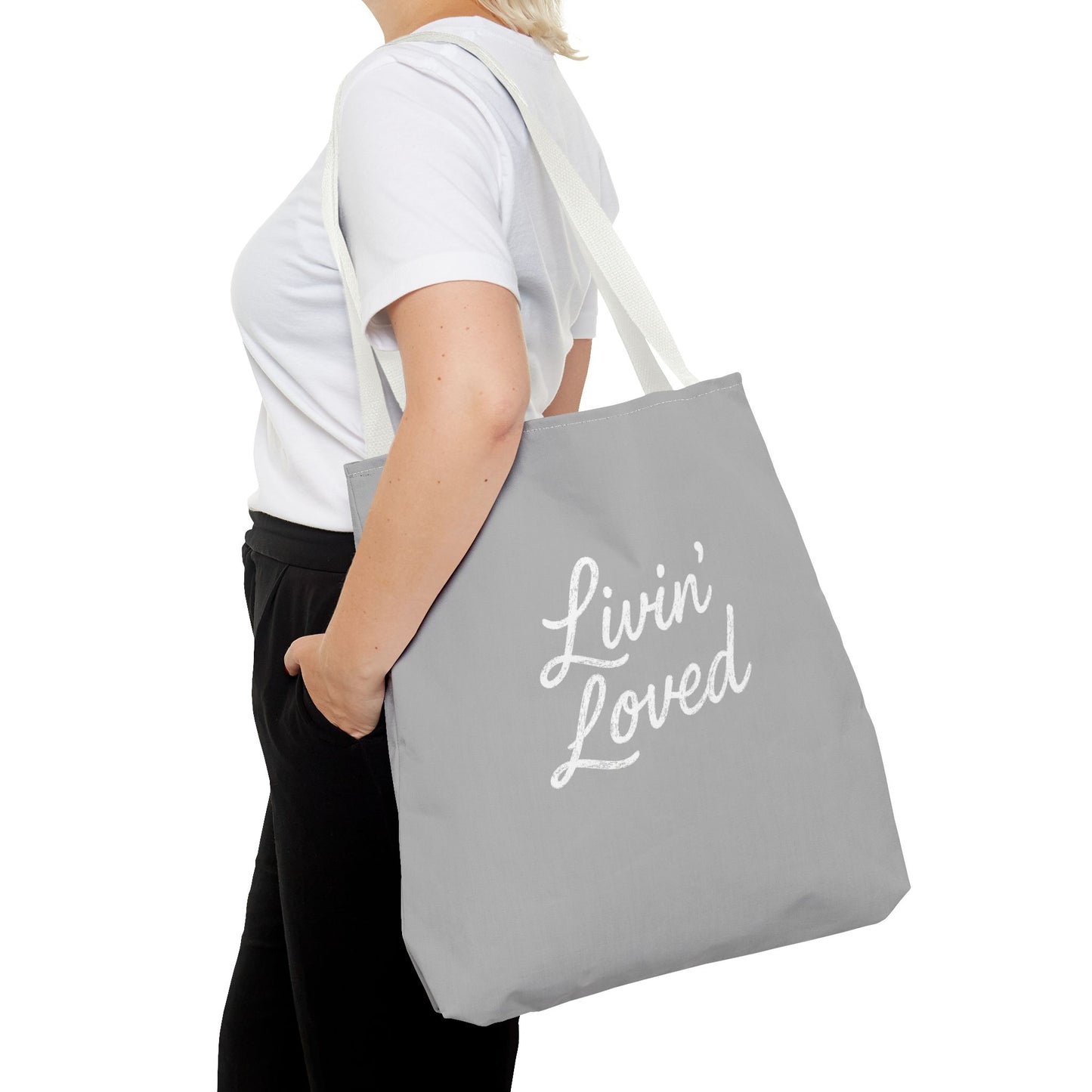 Livin' Loved Tote Bag (AOP)