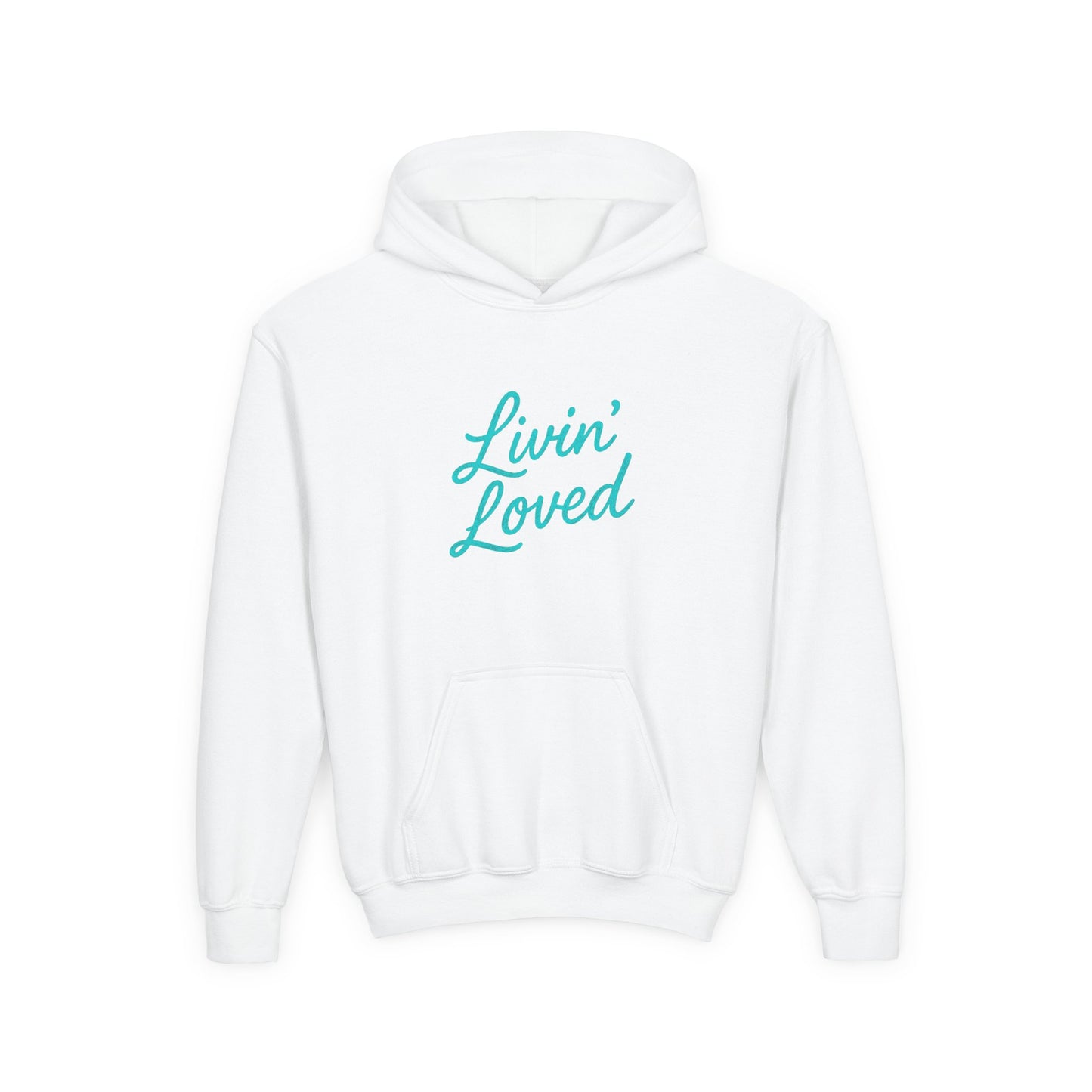 Livin' Loved Youth Heavy Blend Hooded Sweatshirt