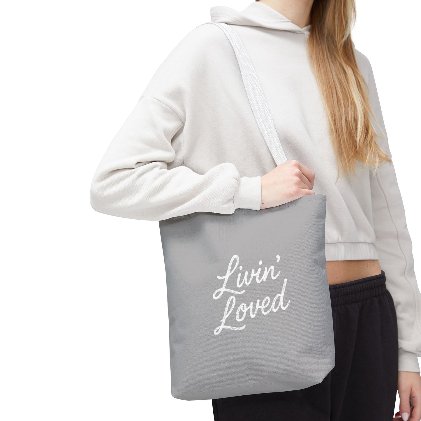 Livin' Loved Tote Bag (AOP)