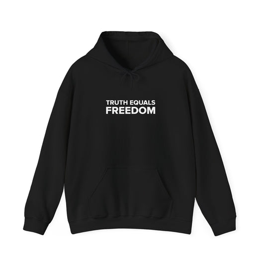 TRUTH EQUALS FREEDOM Unisex Heavy Blend™ Hooded Sweatshirt
