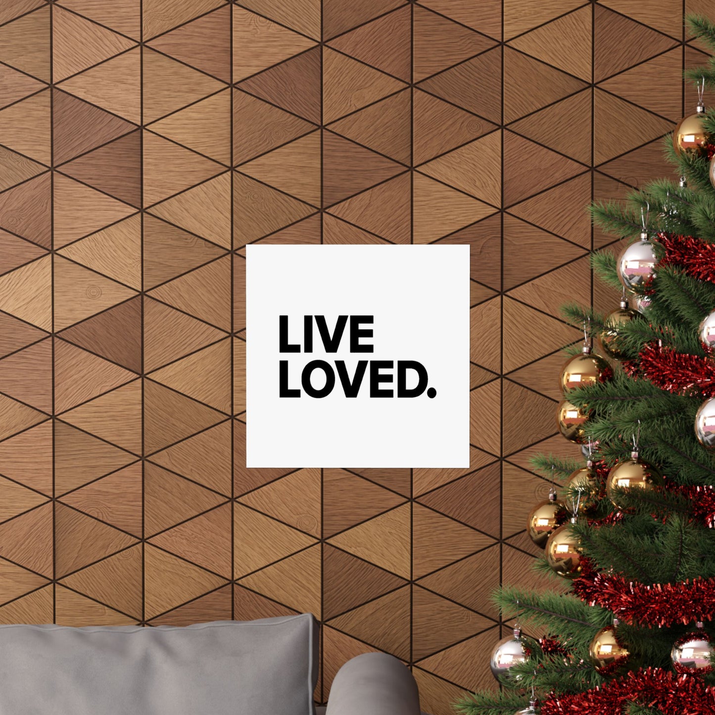 LIVE LOVED. Matte Vertical Posters