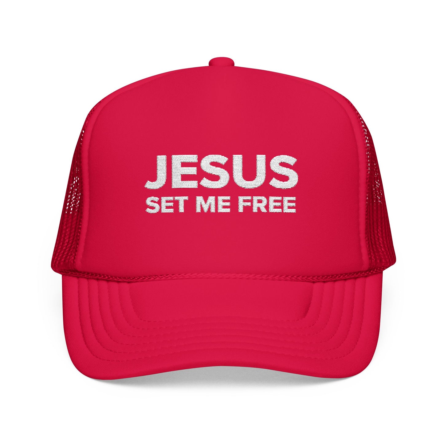 JESUS SET ME FREE Trucker Hat