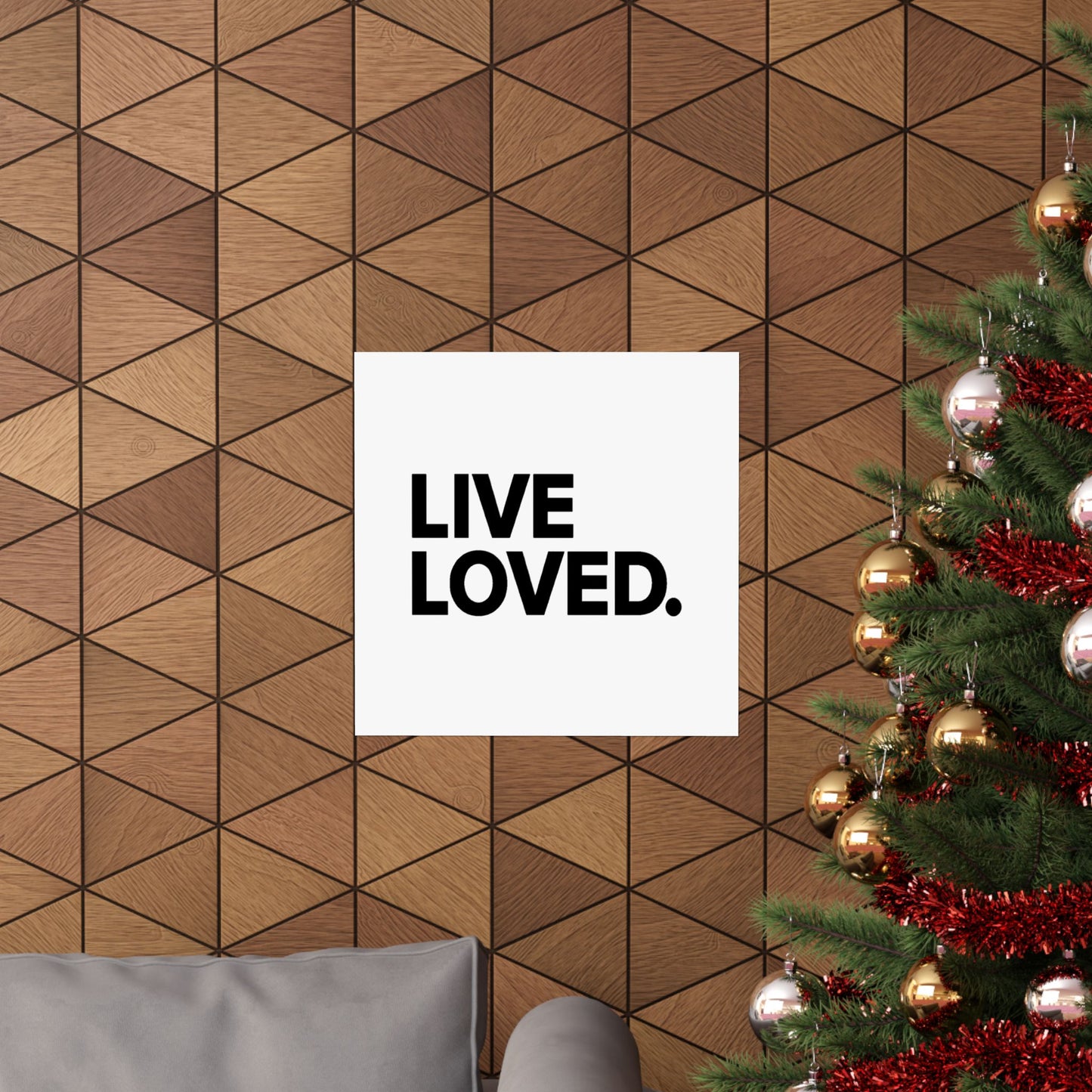 LIVE LOVED. Matte Vertical Posters