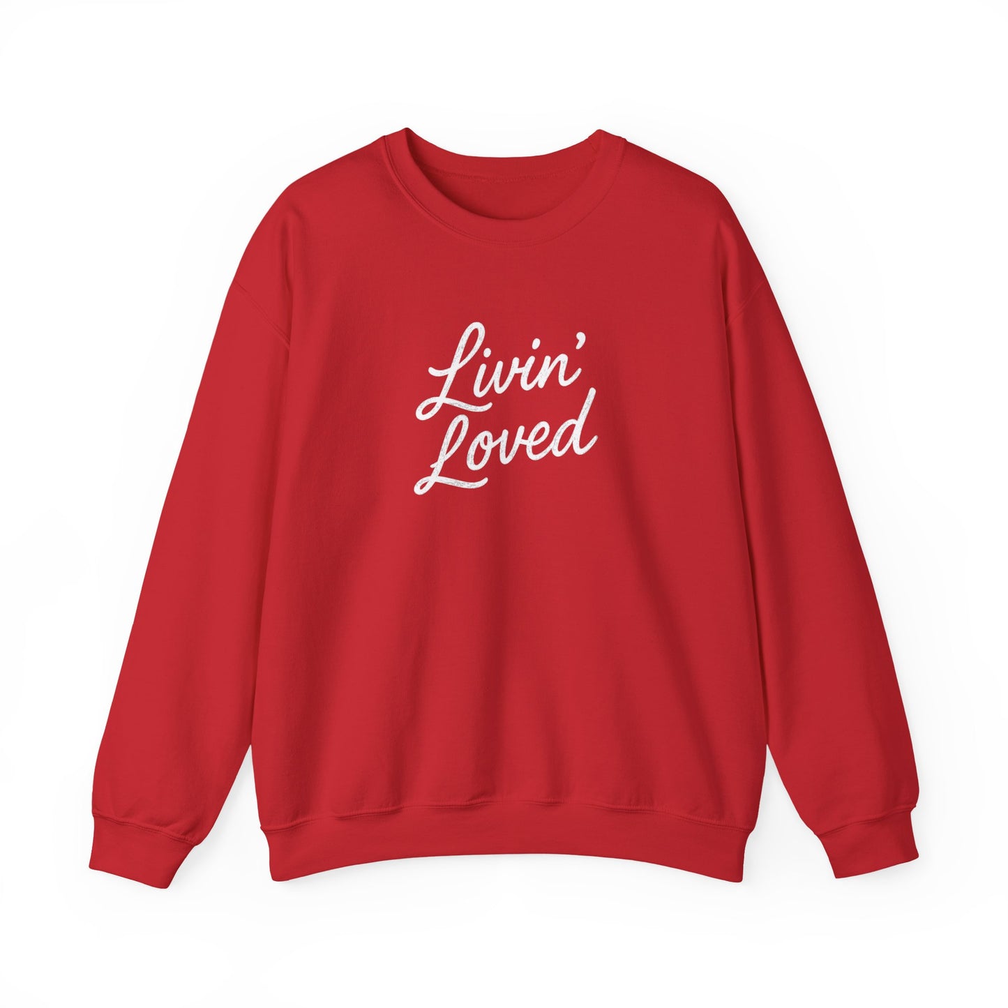 Livin' Loved Unisex Heavy Blend™ Crewneck Sweatshirt